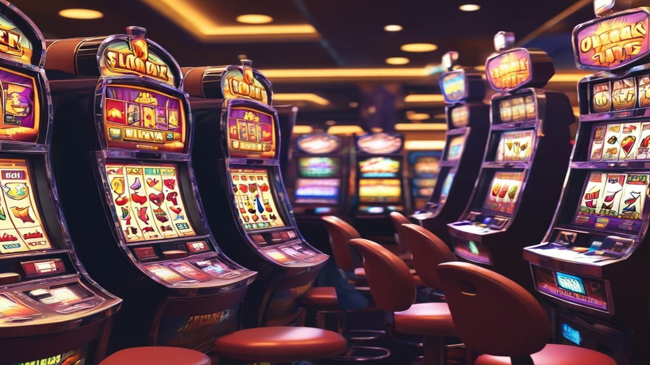 Pengalaman judi online rrslot terbaik dengan tema neon ungu yang menarik